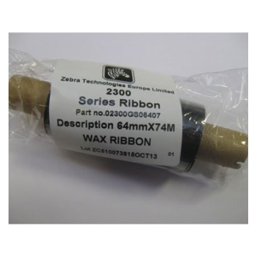 ZEBRA WAX 2300 RIBBONS 64mm*74M 02300GS06407