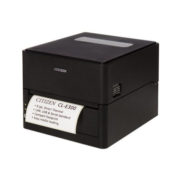 Citizen CL-E300, 8 dots/mm (203 dpi), USB, RS232, Ethernet, black-P/N:CLE300XEBXXX