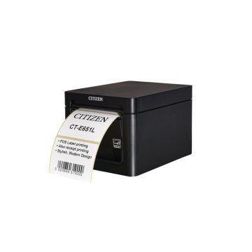 Citizen CT-E651L, 8 dots/mm (203 dpi), cutter, USB, black-P/N:CTE651XNEBXL