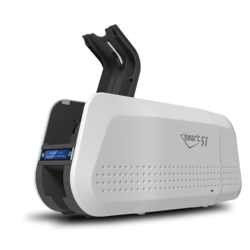 IDP SMART-51D Dual Side Metal Frame ID Card Printer | 300dpi  Dye Sublimation | High Speed 22sec | UV Security | GCC  Authorized Partner | 2-Year Warranty