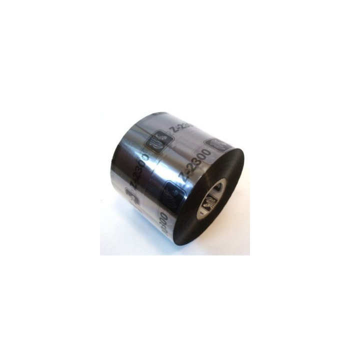 Zebra 02300BK06045 wax 2300 Ribbon 60mm by 450M