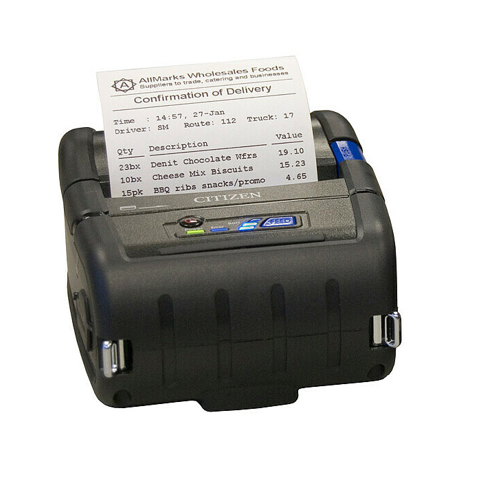 Citizen CMP-30II, receipt, bm, 8 dots/mm (203 dpi), CPCL, USB, RS232, BT (iOS)-P/N:CMP30IIBUXCX